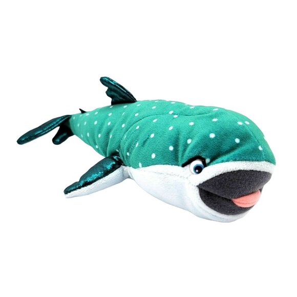 2/$15 Ty Disney Finding Dory Whale Plush Green 12" Dots Sparkle Pixar Destiny - Picture 1 of 10